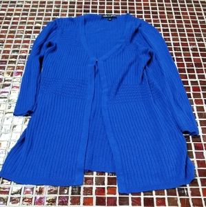 Blue Long Cardigan